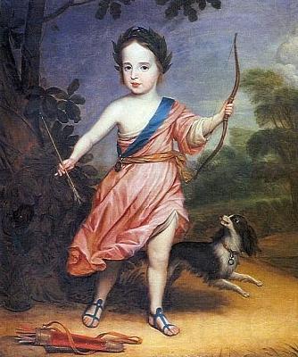 Gerard van Honthorst Willem III op driejarige leeftijd in Romeins kostuum Norge oil painting art